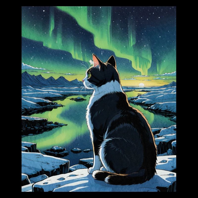 Aurora Feline Watcher