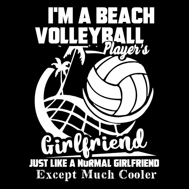 Beach Volleyball Girlfriend Cooler