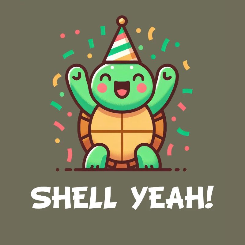 Shell Yeah! Celebration Turtle