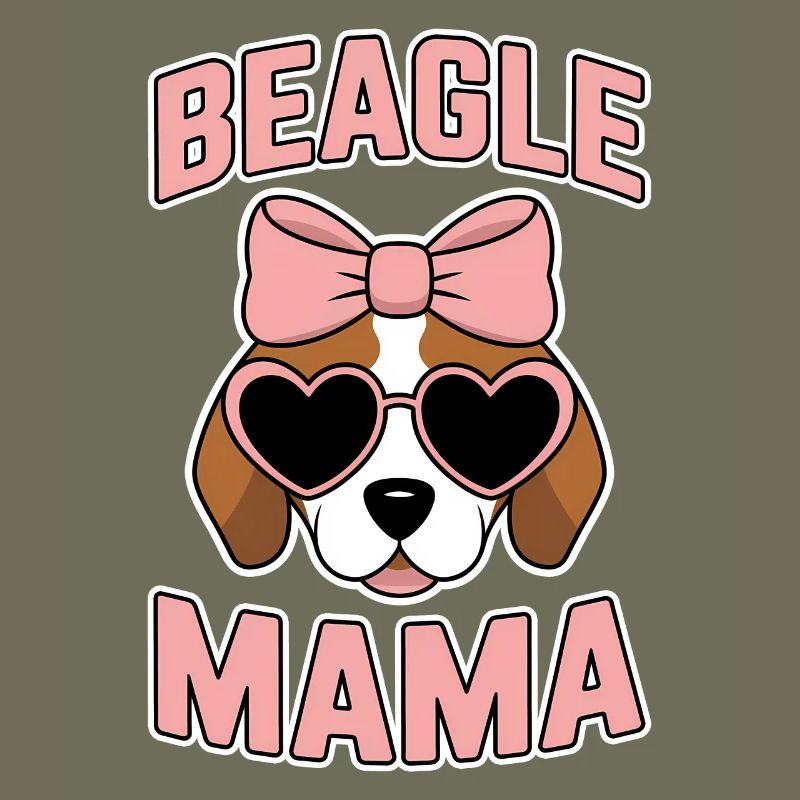 Beagle Mama Hund Mutter Lustiges Beagle Geschenk