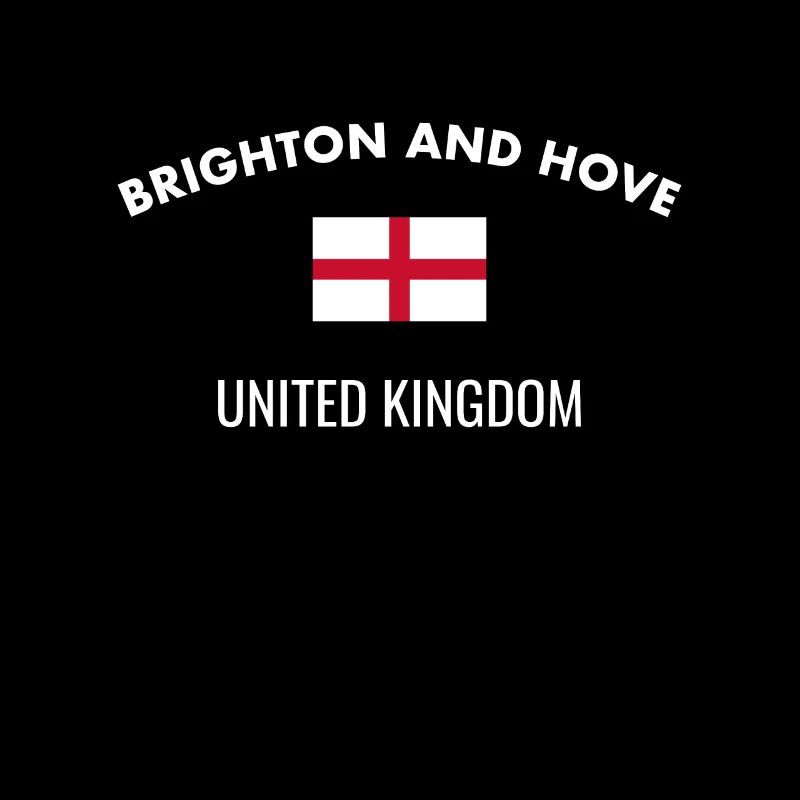 Brighton And Hove Angleterre Drapeau Anglais