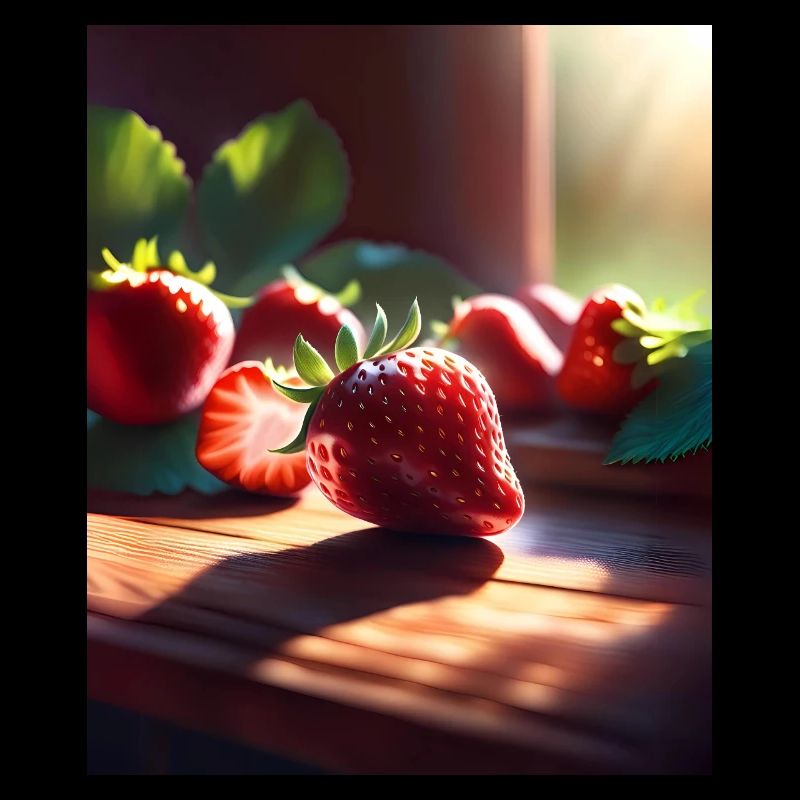 I love strawberries
