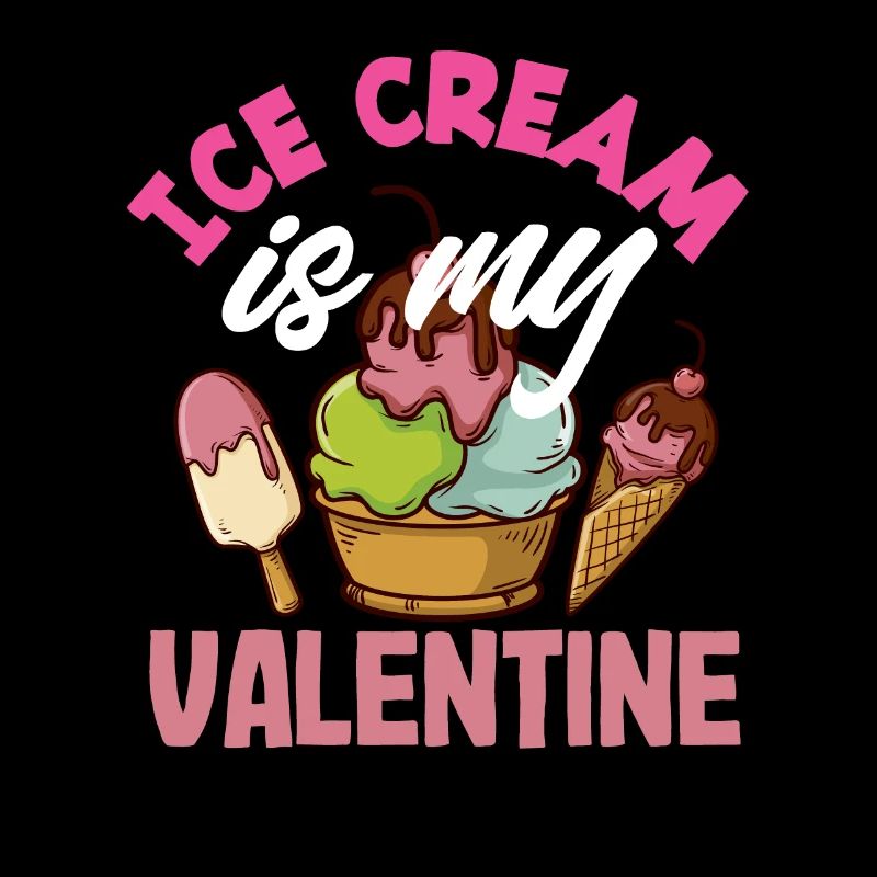 La crème glacée est ma Saint-Valentin pour la glace