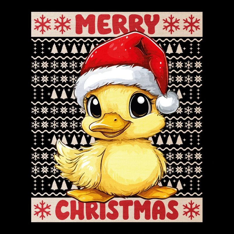 Canard Moche Noël Noël Mignon Mignon
