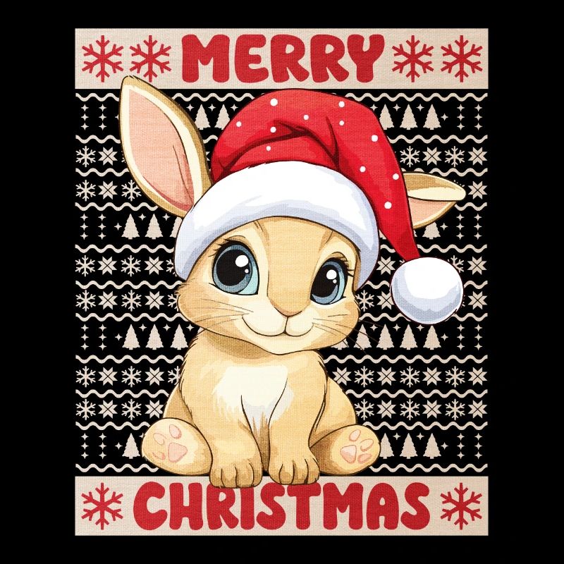Lapin Lapin Moche Noël Noël Mignon