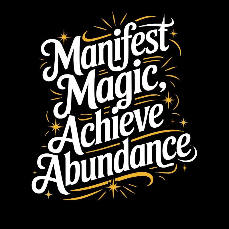 Manifest Magic Atteindre l’abondance Citation