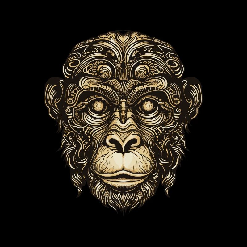 Monkey Portrait