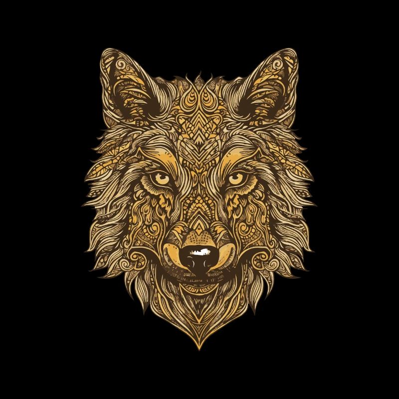 Portrait de loup