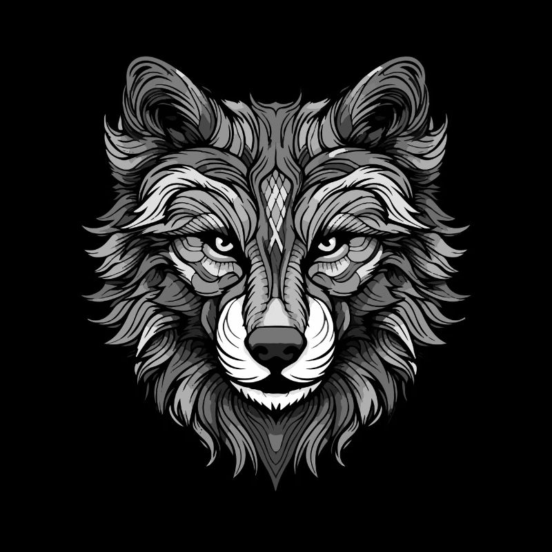 Portrait de loup