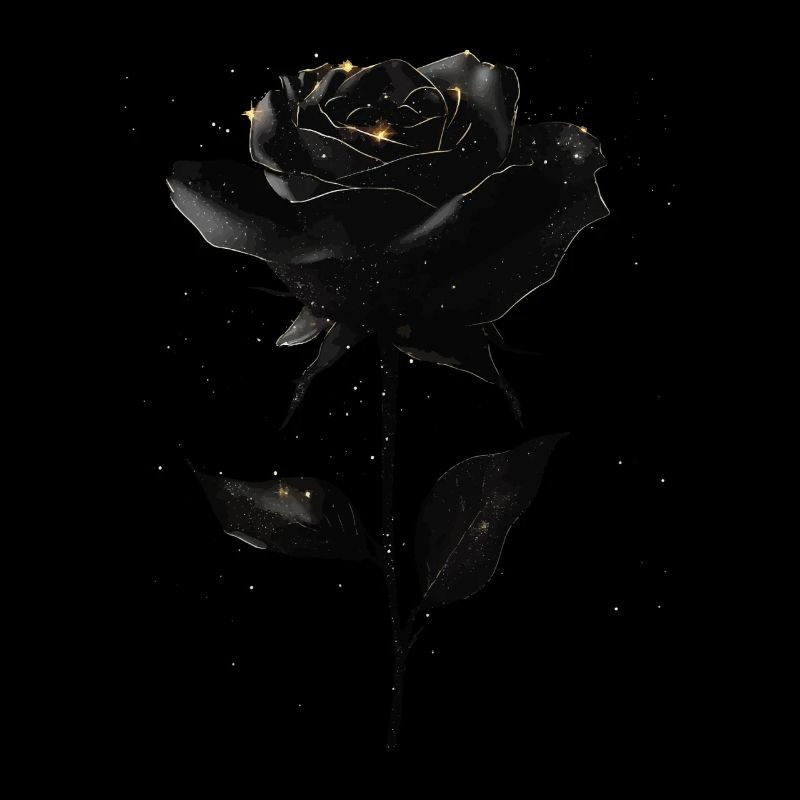 Schwarze Rose