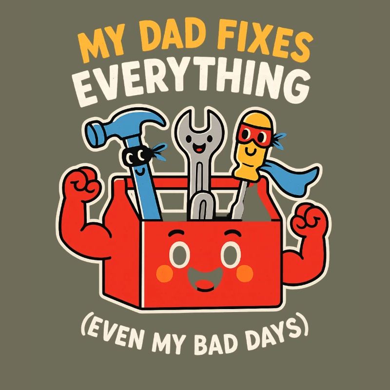 Father's Day Gift My Dad Fixes Everything Tool