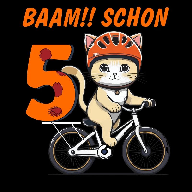 VÉLO CHAT BAAM !! DÉJÀ CINQ