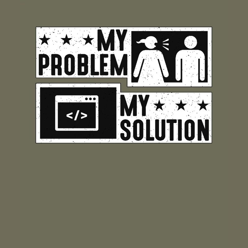 Online Coder My Problem My Pictogram Dad Developer