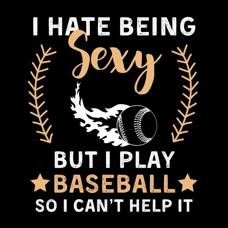 Drôle de baseball disant équipe de baseball