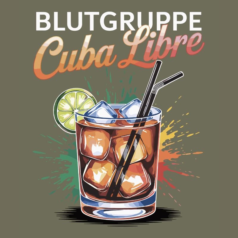 Blood Type Cuba Libre Cocktail Bartender