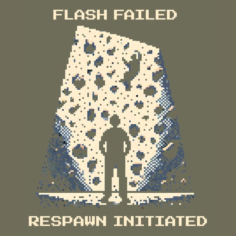 Flash Failed | Bouldering Pixel Art Crash Pad
