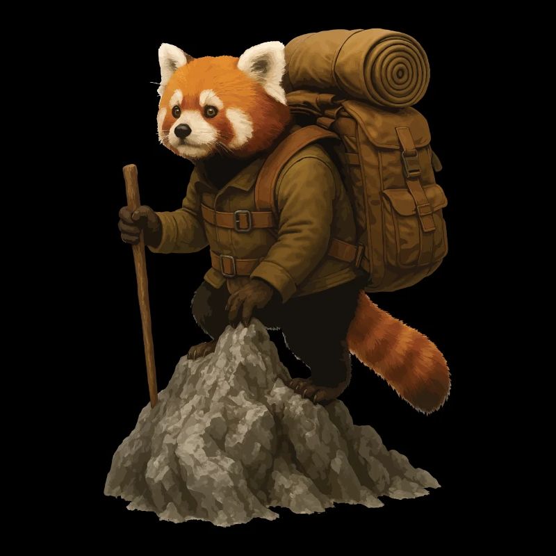 Red Panda Hiking