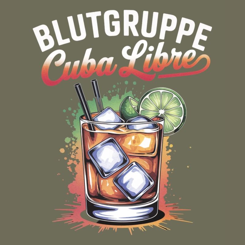 Blood Type Cuba Libre Cocktail Bartender