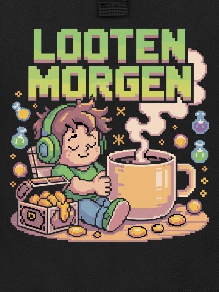 Pixel Kaffee und Loot