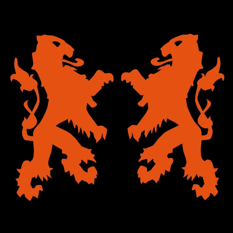 twee leeuwen