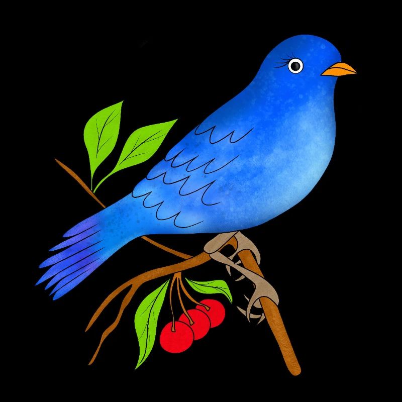 Oiseau bleu
