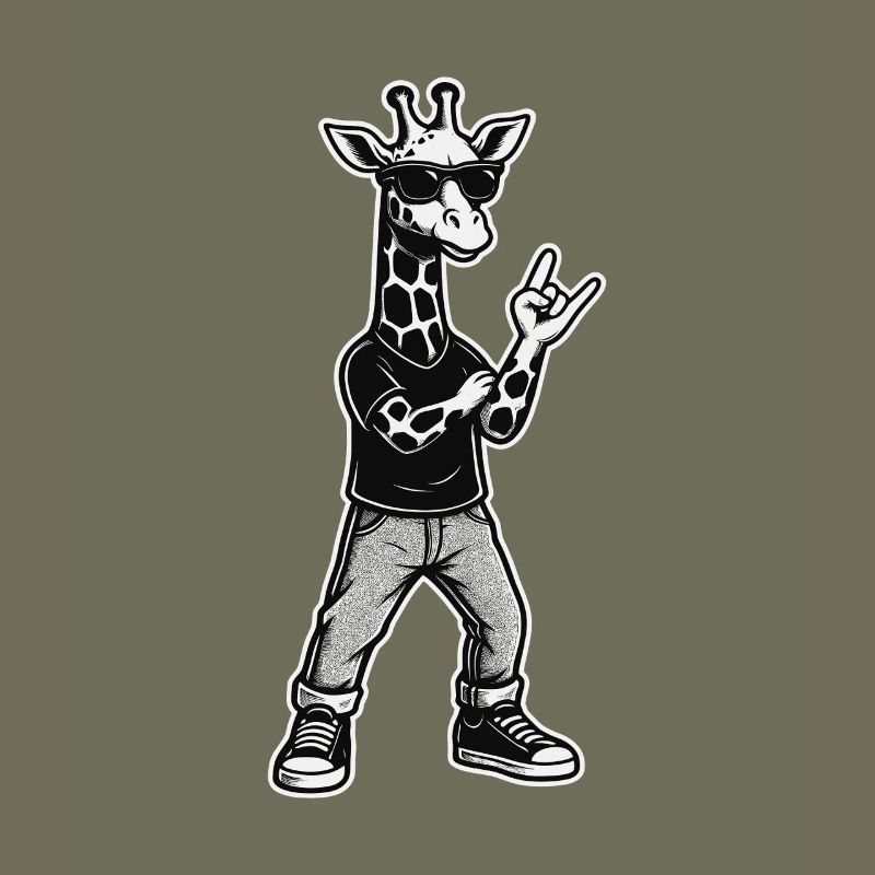 Coole Giraffe Style