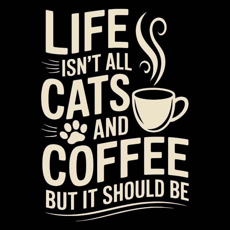 Kaffee Spruch Katzen Lustiges Kaffee Geschenk