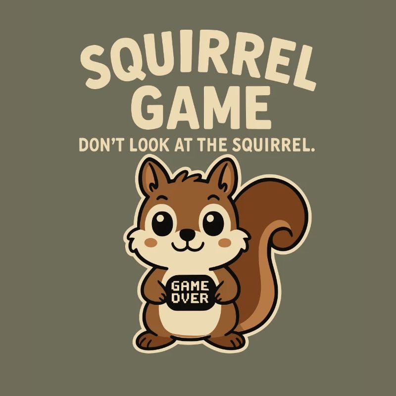 Eichhörnchen Lustiger Spruch game over