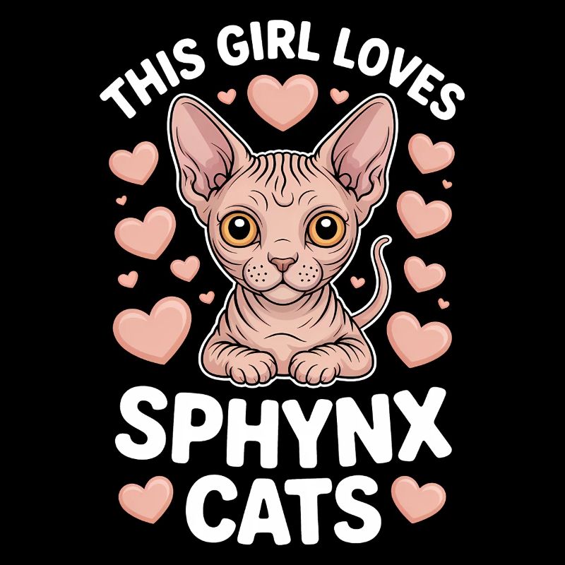 Chat Sphynx Disant Drôle Chat Sphynx Cadeau