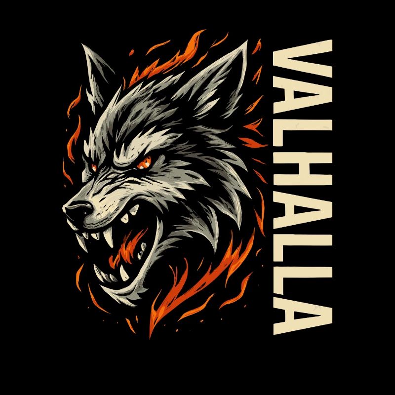 Valhalla Wolf – Norse Warrior Spirit