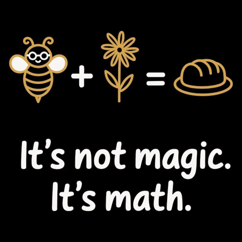 No Bread Without Bees – Math Shirt
