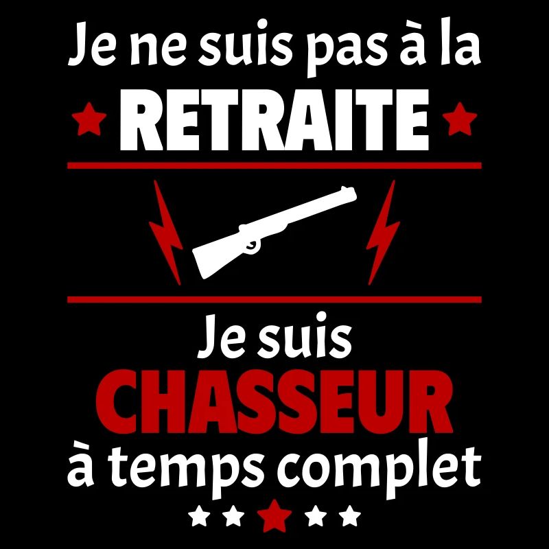 Pas à la retraite chasseur à temps complet, noël