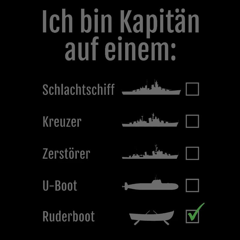Je suis capitaine sur un...