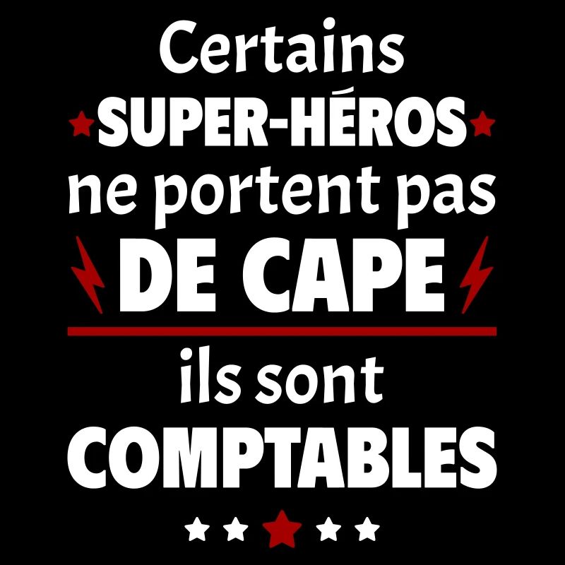 Certains super-héros sont comptables,cadeau noël
