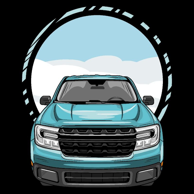 Pickup front view