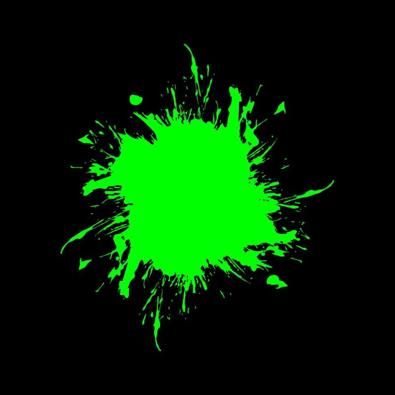 Fleck Farbe Gespritzt Schmutz schmutzig Grün