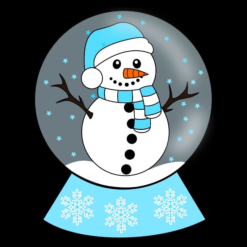 Snowglobe snowman