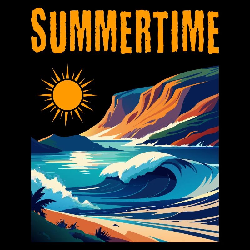 Summertime - schönes Sommerdesign