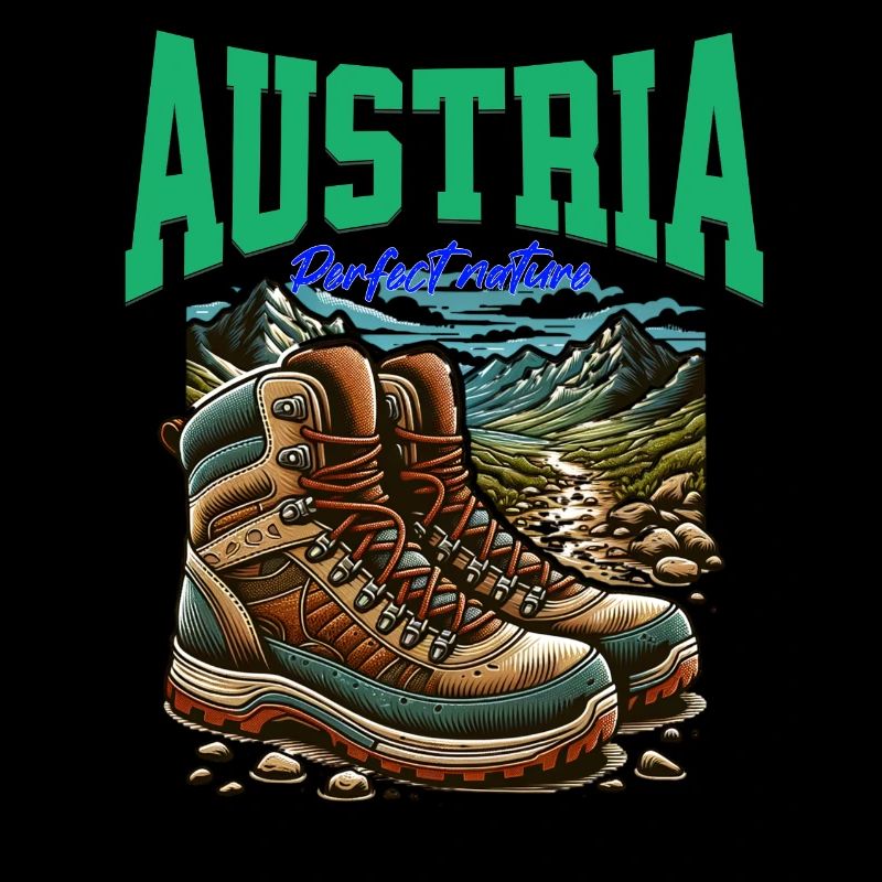Austria cooles Wander Design - Österreich