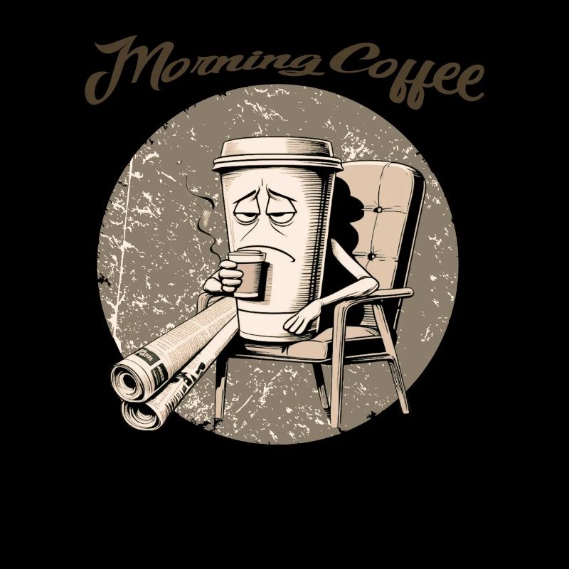 Café du matin – Design esthétique du café