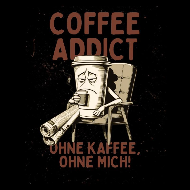 Coffee Addict – Ohne Kaffee ohne mich