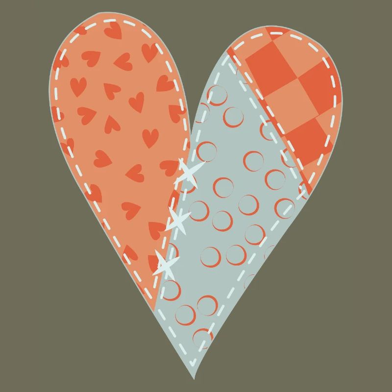 Coeur Patchwork No12