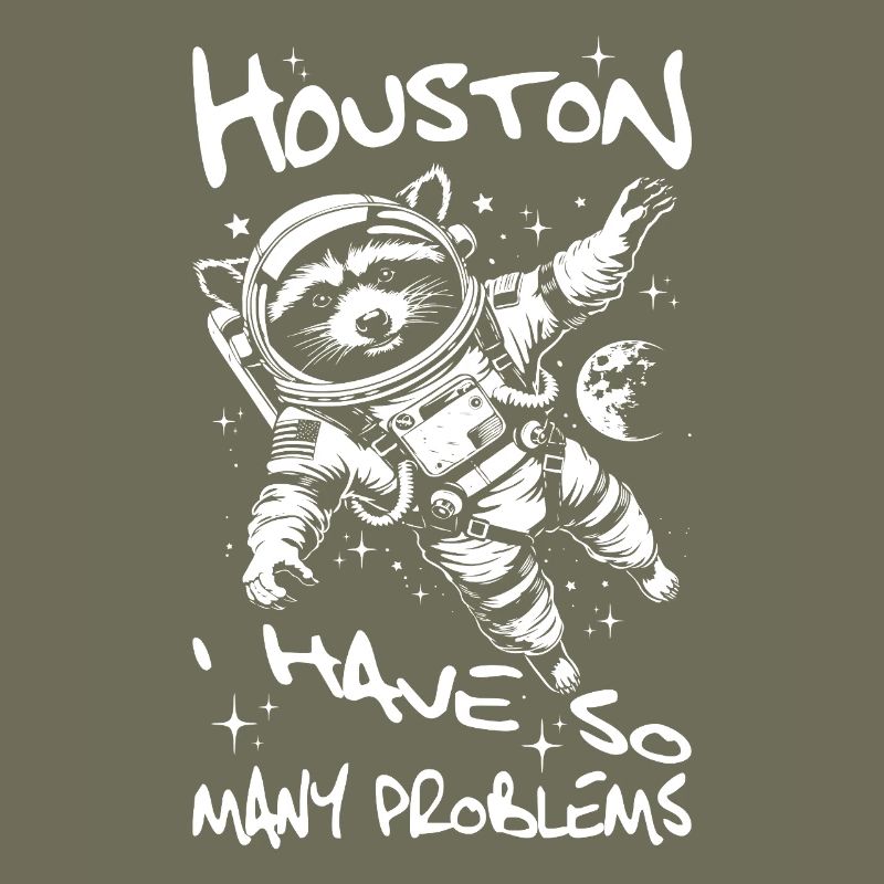 Houston I have so many problems Raccoon