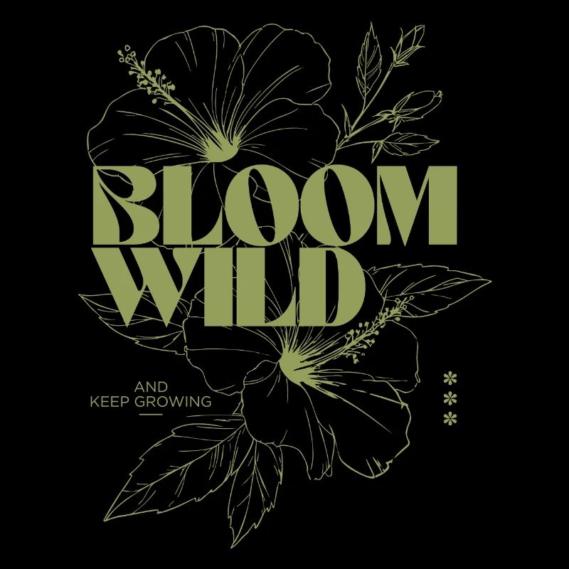 Bloom Wild Botanische Illustration