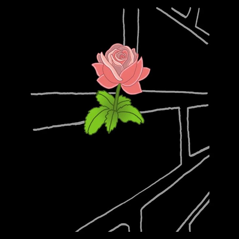 Le triomphe de la nature (rose)