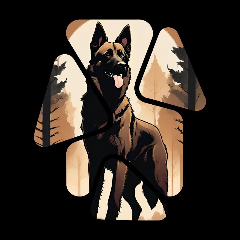 Chien de race doberman
