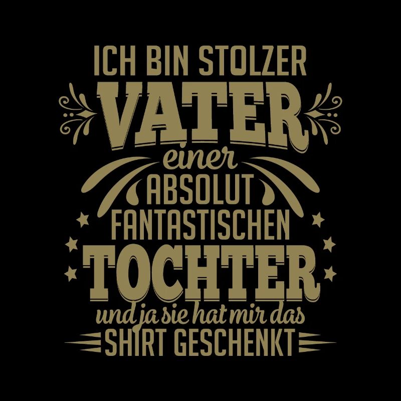 Stolzer Vater einer fantastischen Tochter