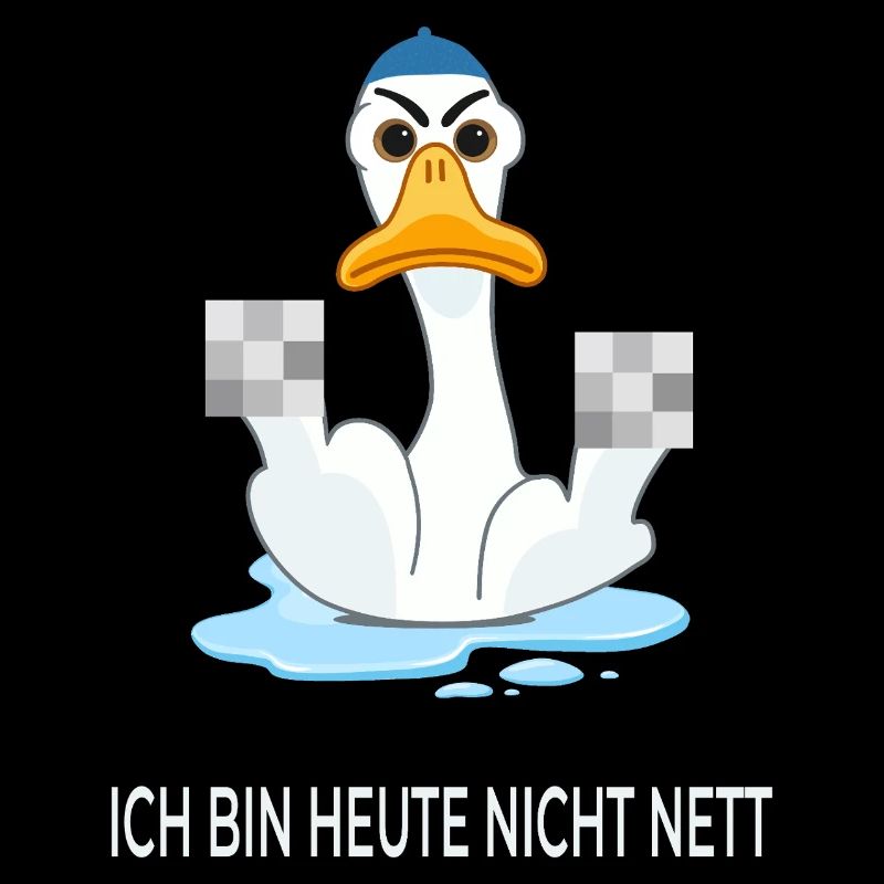 I'm Not Nice Today – Funny Duck