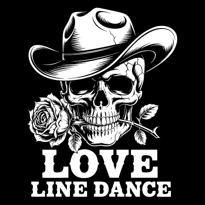 Skull Cowboy Love Line Dance