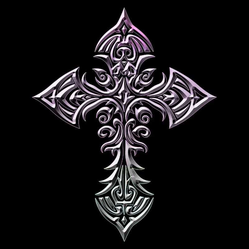 Croix tribale en croix en forme de dégradé